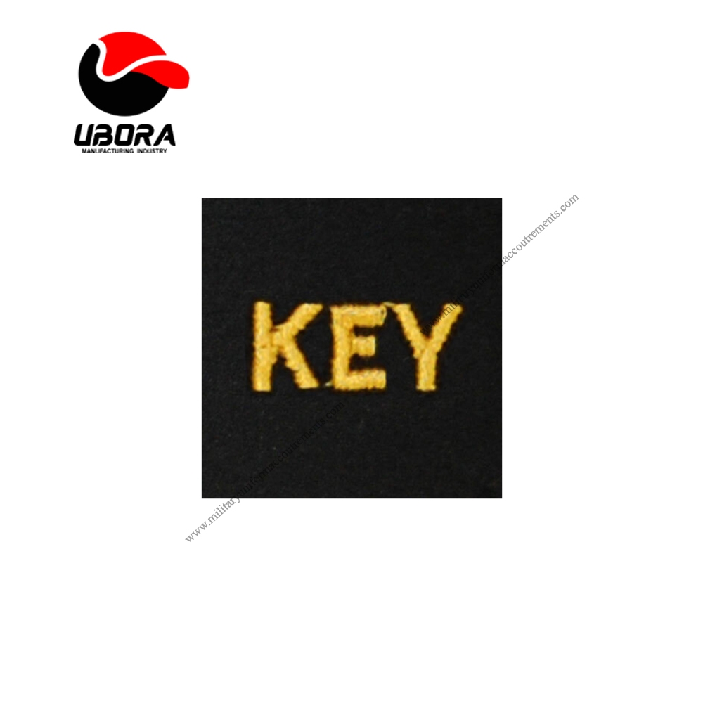 Wholesale Custom Felt Embroidery Badges machine embroidery patches KEY